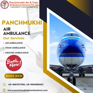 Get Panchmukhi Air and Train Ambulance Services in Patna with all Medical Resources