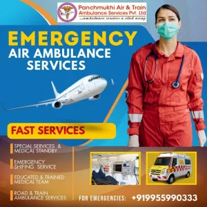 Get Medical Escort Facility Air Ambulance Service in Udaipur by Panchmukhi