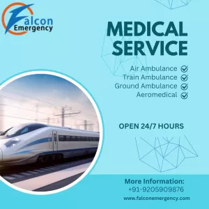 Falcon Train Ambulance in Chennai has the Newest Medical Facilities on Board