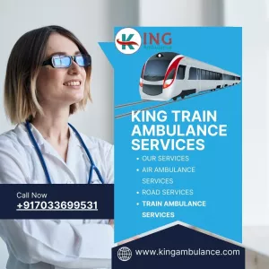 Specialized patient transfers are arranged via King Train Ambulance in Kolkata