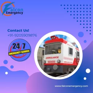 Use Falcon Train Ambulance Service in Delhi for rapid patient transfer
