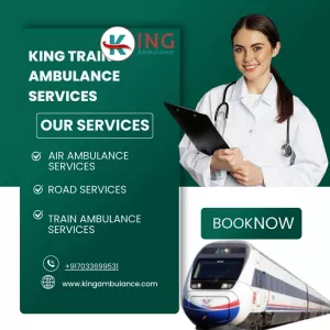 Get King Train Ambulance Service in Patna with an expert Medical Team