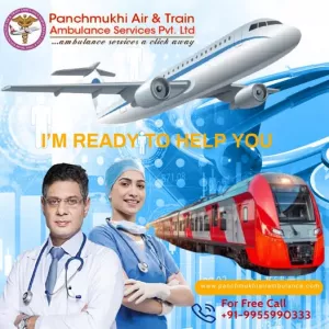 Panchmukhi Air and Train Ambulance Services in Kharagpur Safely Shift Emergency Patient