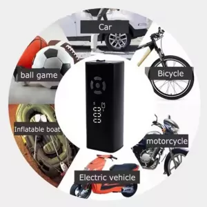 Портативный умный насос, многофункциональный цифровой дисплей, фонарь, Li-Ion аккумулятор