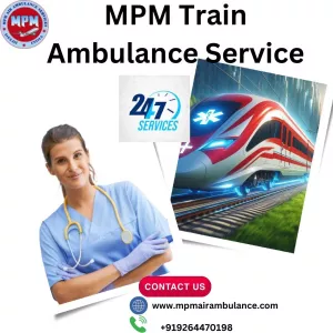 Book most effective MPM Train Ambulance Service in Kolkata to transport your patient in critical condition