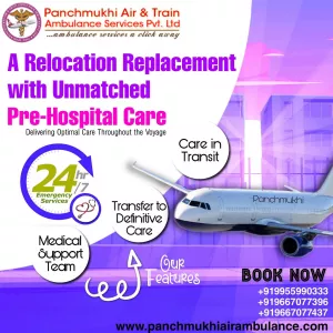 Utilize High Tech Air and Train Ambulance Services in Brahmapur with 100% Safety