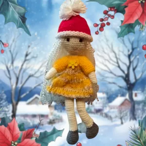 Mała ręcznie robiona lalka, wykonana w technice «zawsze w ręku»