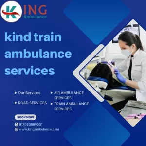 King Train Ambulance Service in Mumbai is always ready to take care of the patient