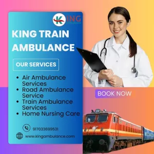 Book King Train Ambulance Services in Bangalore which provides all the necessary medical tools