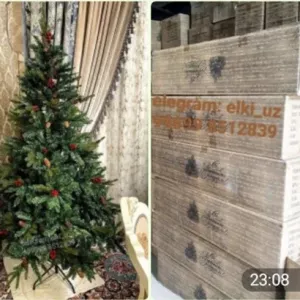 Ёлка как натуральное с ягодами и шишками со склада, доставка