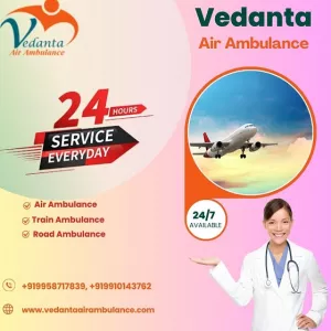 Pick Affordable Price Vedanta Air Ambulance Service in Bagdogra with Medical Service