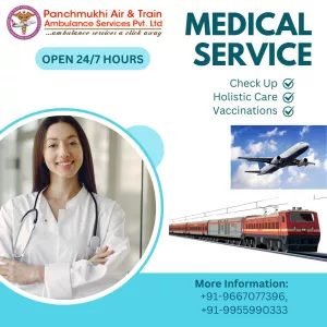 Choose Dedicated Flight Crew Through Panchmukhi Air and Train Ambulance Services in Hyderabad