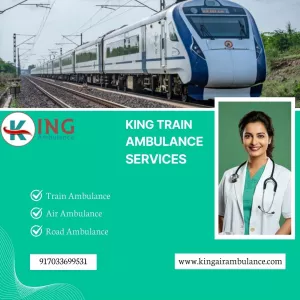 King Train Ambulance in Ranchi Provides Continuous Medical Supervision