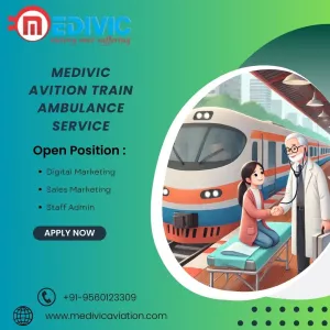 Book Medivic Aviation Train Ambulance in Guwahati responds promptly to medical emergencies