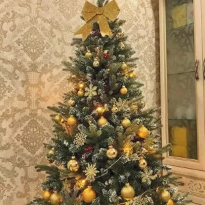 Новогодняя ёлка с ягодами и шишками 180 см , по скидке со склада