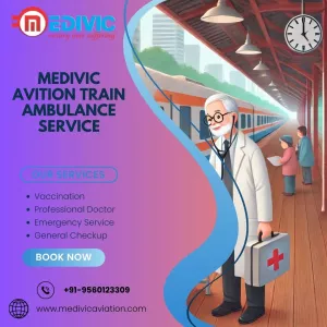 Medivac Aviation Train Ambulance in Patna Manages Critical Cases Efficiently