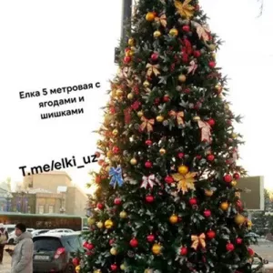 Новогодние ёлка 5 метровая как натуральная сборная , доставка