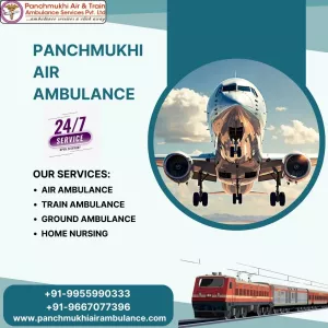 Obtain Panchmukhi Air and Train Ambulance Services in Jamshedpur with Top-Grade Medical Tools