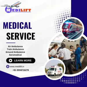 For the best patient transfer book medilift train ambulance service in Bangalore