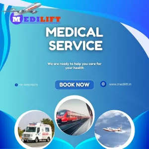 Medilift Train Ambulance in Delhi is a Lifeline during critical moments