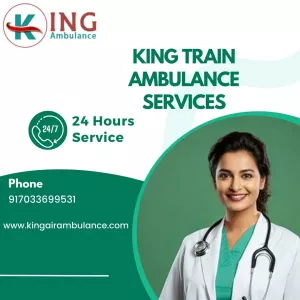 King Train Ambulance in Mumbai is Available 24/7 for Emergency Transportation