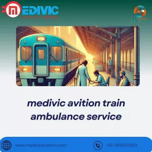 Medivic Aviation Train Ambulance Service in Kolkata is economical yet efficient medical transport