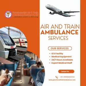 Book The Advance-Facilitated Air and Train Ambulance Services in Mumbai by Panchmukhi