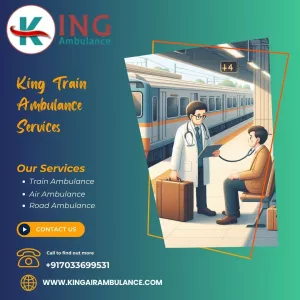 Avail King Train Ambulance from Ranchi with high-tech medical setup