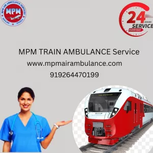 Hire Top-class MPM Train Ambulance from in Gorakhpur for the best doctor team