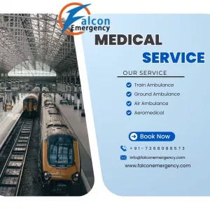 Book Falcon Train Ambulance from Guwahati for Best Medical Treatment