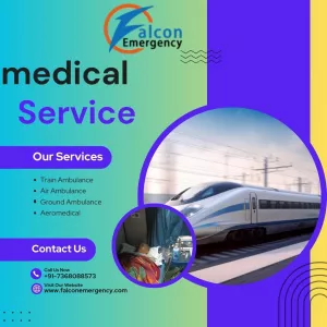 Falcon Emergency Train Ambulance in Silliguri Makes Long-Distance Travel Comfortable