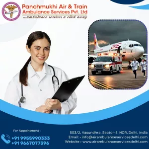 Panchmukhi Train Ambulance in Ranchi Ensures Safe and Comfortable Patient Transportation at Low Cost