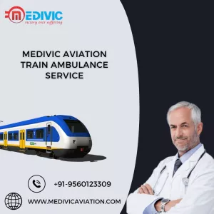 Medivic Aviation Train Ambulance Service in Bangalore is the best option to transport patients