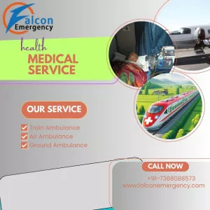 The excellent care is given by Falcon Train Ambulance in Hyderabad
