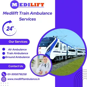 The Medilift Train Ambulance in Mumbai Reduces the Risk of Complications