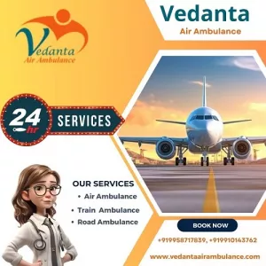 Book Vedanta Air Ambulance Service in Srinagar with the Latest Ventilator Setup at an Affordable Price