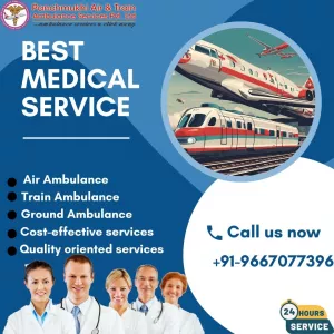 Single-Out Panchmukhi Train Ambulance Services in Delhi With Advanced Medical Equipment