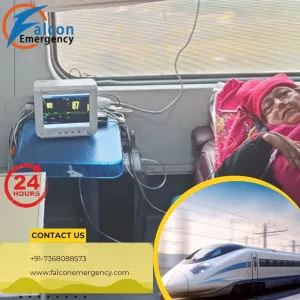 Falcon Train Ambulance in Kolkata keeps the Health of the Patient Stable