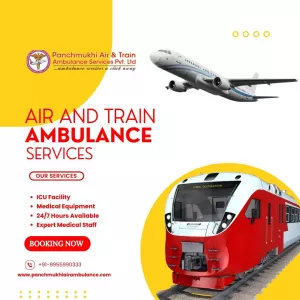 Hire Risk-Free Air and Train Ambulance Services in Gorakhpur By Panchmukhi