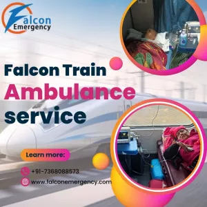 Trust Falcon Train Ambulance to transport patients in Guwahati quickly and safely.