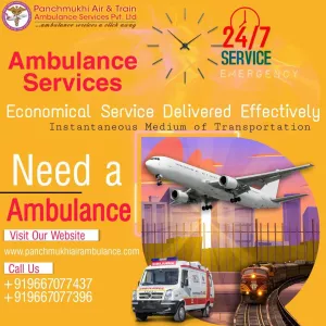 Panchmukhi offer Medical Air and Train Ambulance Services in Bangalore at Your Budget