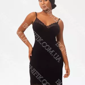 Жіноча нічная сорочка з мереживом «Black Panters» (60065) (арт. 1348)