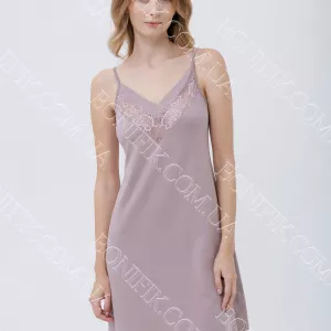 Жіноча нічна сорочка на тонкій бретелі «Amalia» (16158) (арт. 1175)