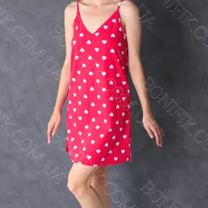 Нічна сорочка з малюнком «Amour» (арт. LDК 126/60/01)