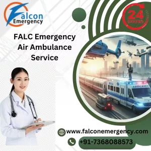 Use FALC Emergency Air Ambulance Services in Kolkata with Life-care Ventilator Setup
