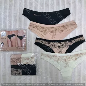 Жіночі трусики-бразиліани з малюнком ТМ «Obrana» (арт. 200-20/2)