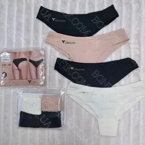 Набір однотонних трусів бразиліан ТМ «Obrana» (4 шт/уп.) (арт. 200-20/5)