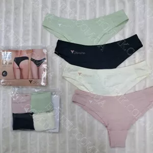 Жіночі трусики-бразиліани з квітковим малюнком ТМ «Obrana» (арт. 200-20/6)