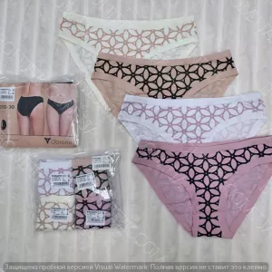 Кольорові жіночі трусики-сліп ТМ «Obrana» (арт. 200-30/3)