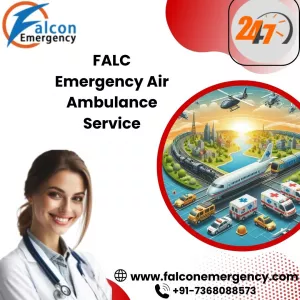 FALC Emergency Air Ambulance Services in Patna for healthier Transfer Services is available